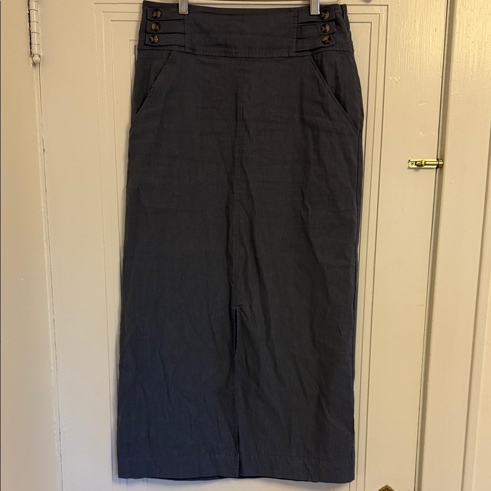 By Anthropologie Slim Column Maxi Skirt - Picture 2 of 5